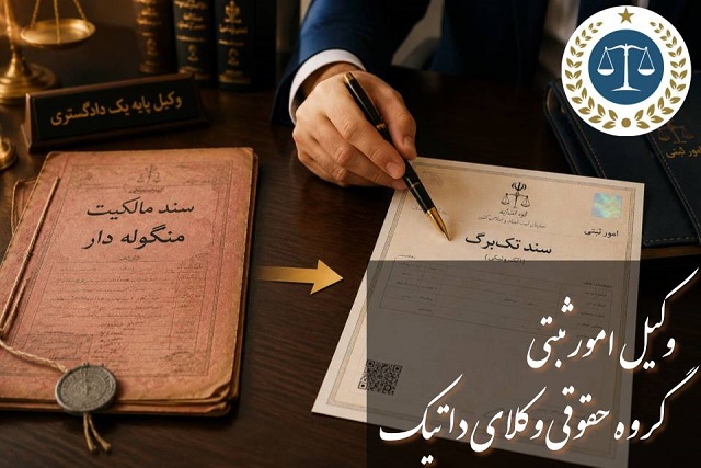 وکیل امور ثبتی